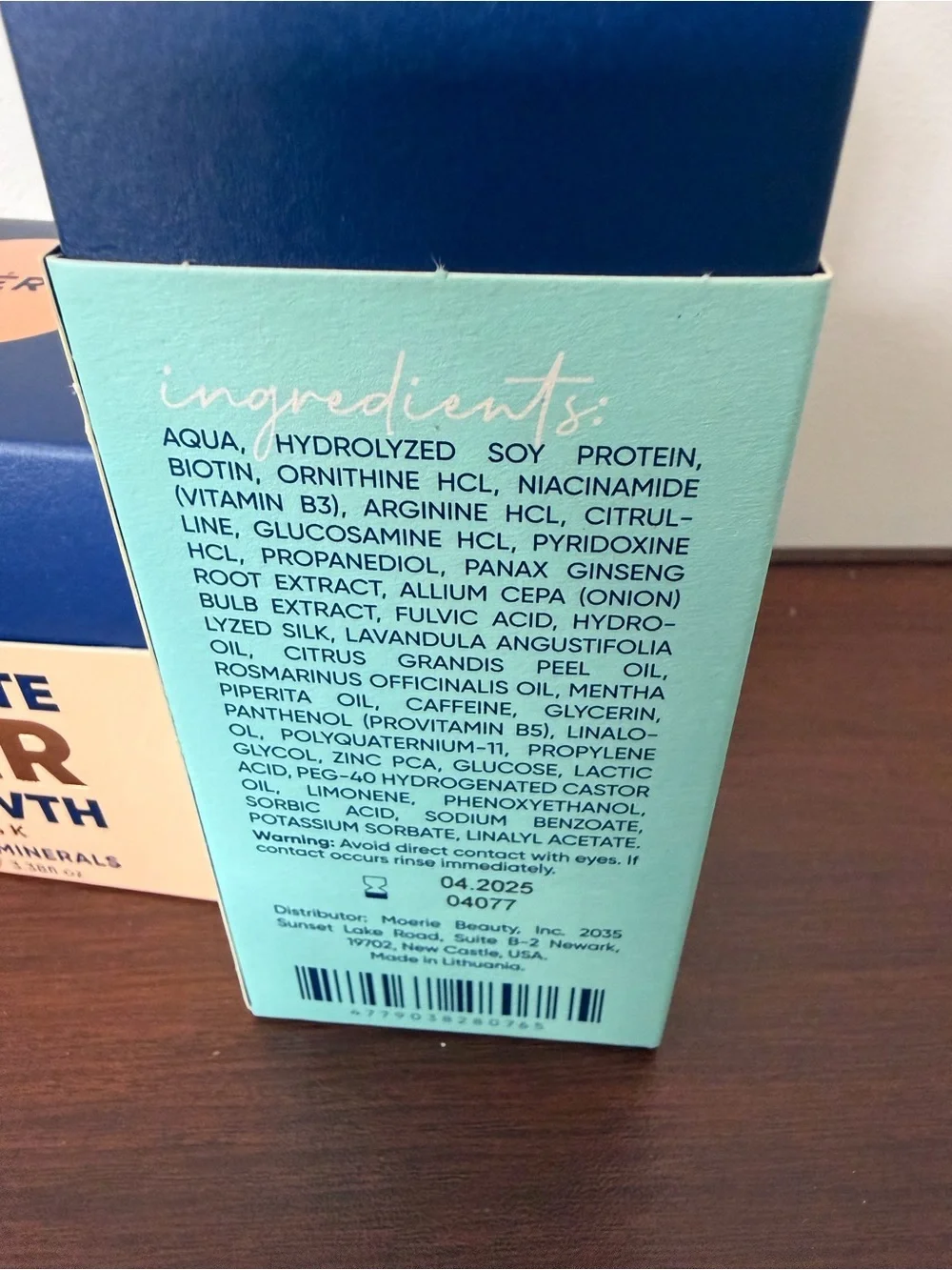 Ultimate Hair Growth Mask & Spray - Blue/Peach